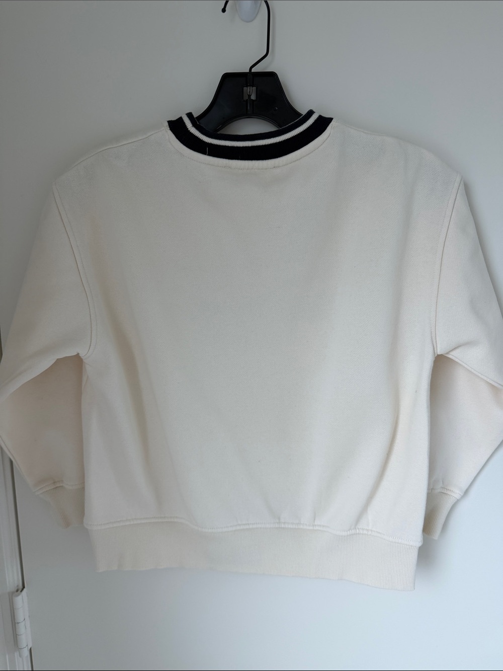 Zara kids Off-white sweatshirt long sleeves sweater top Size 7-8 - Picture 4 of 16
